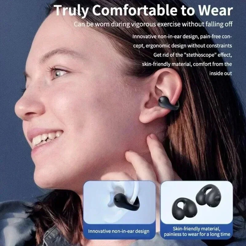 New Original T75 Bone Conduction Wireless Bluetooth Sports Earphones