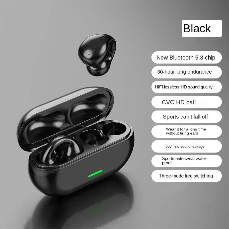 New Original T75 Bone Conduction Wireless Bluetooth Sports Earphones