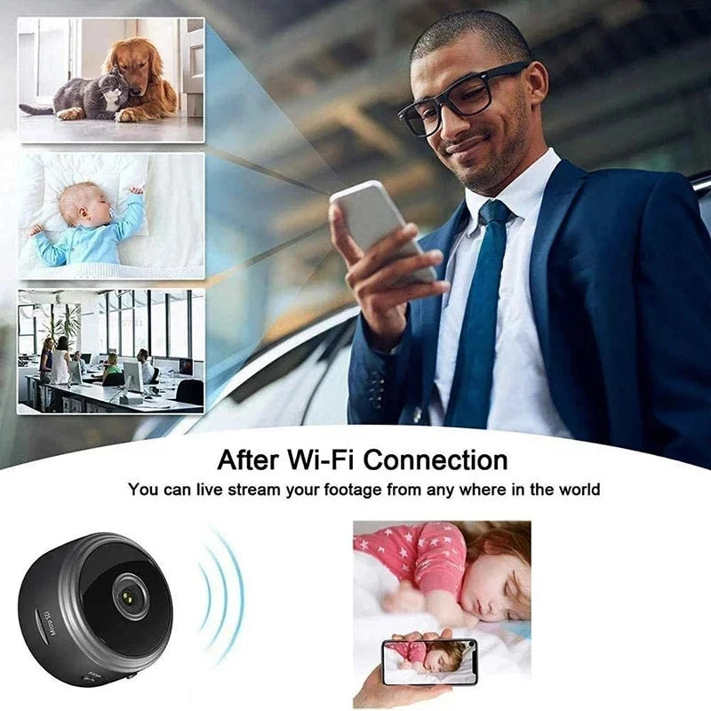 A9 WiFi Mini Home Monitoring Camera For Infants And Pets